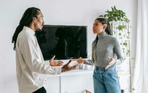 couple en pleine dispute